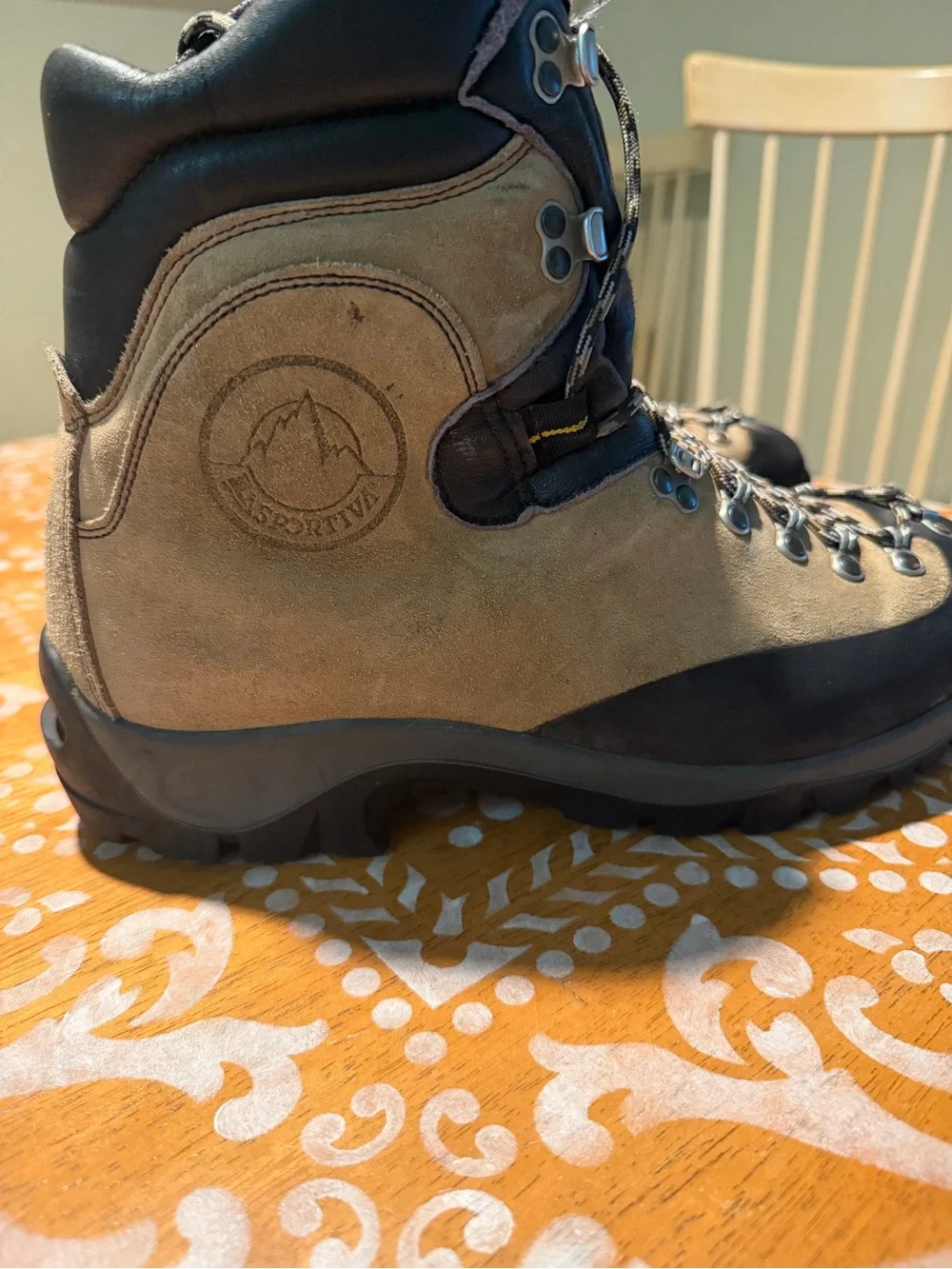La Sportiva Brown and Black Suede Hiking Boots